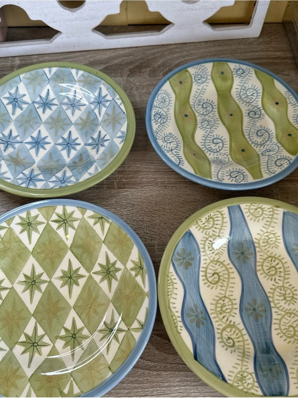 Pottery Barn Allegra Salad Plates 8.5